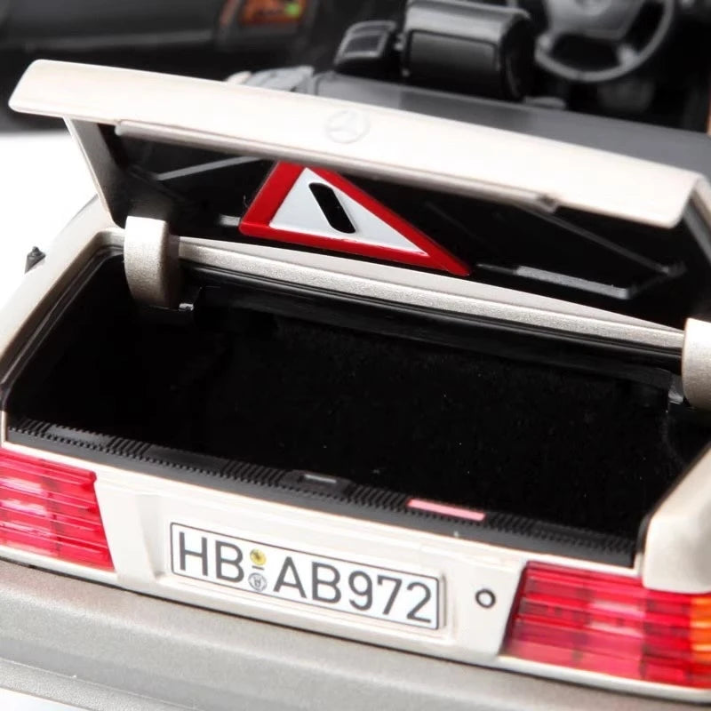 [Norev] 1:18 Mercedes-Benz 1989 SL-Class R129 oro modellino di auto Die-Cast