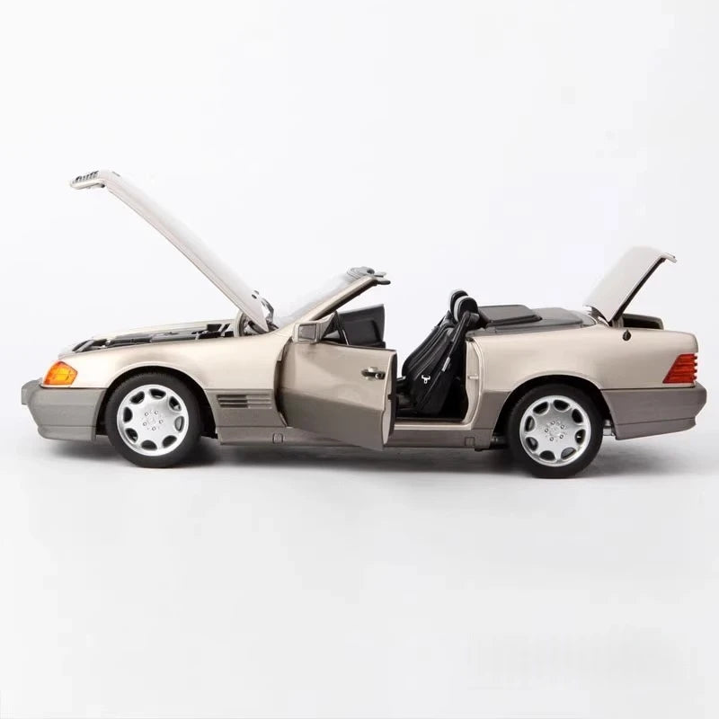 [Norev] 1:18 Mercedes-Benz 1989 SL-Class R129 oro modellino di auto Die-Cast