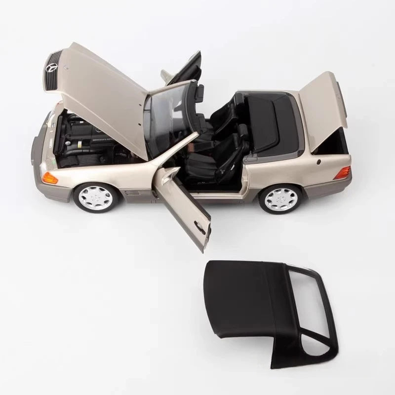 [Norev] 1:18 Mercedes-Benz 1989 SL-Class R129 oro modellino di auto Die-Cast