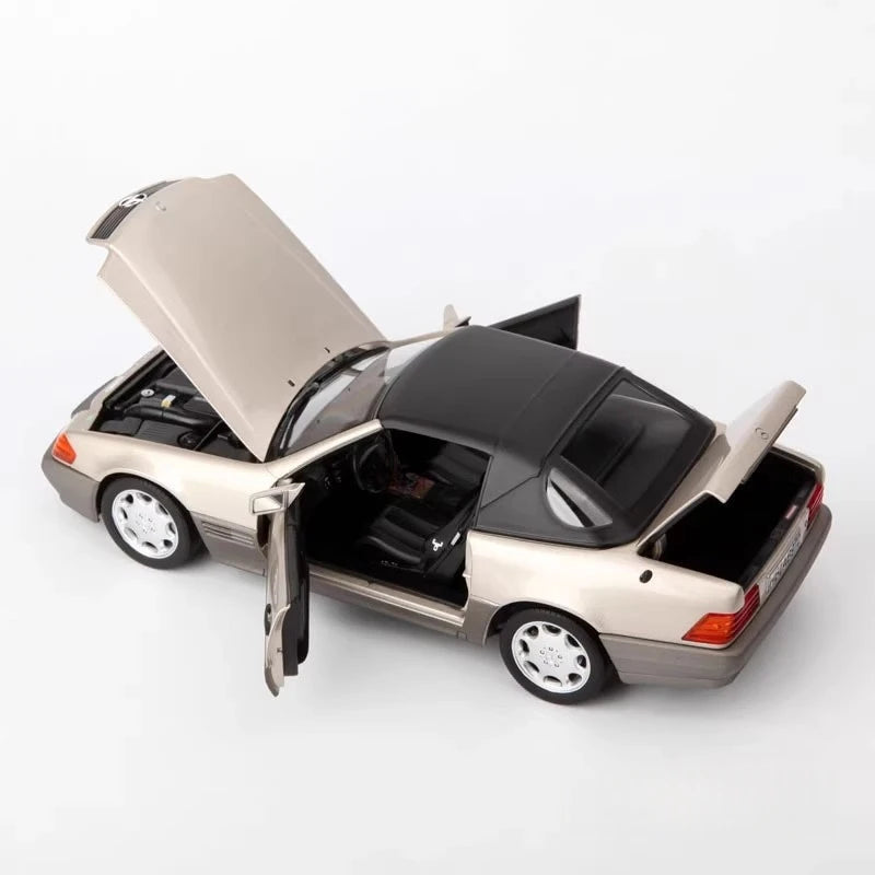 [Norev] 1:18 Mercedes-Benz 1989 SL-Class R129 oro modellino di auto Die-Cast