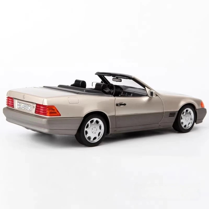 [Norev] 1:18 Mercedes-Benz 1989 SL-Class R129 Gold Model Car Die-Cast