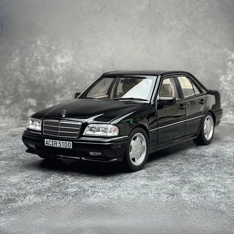 [Norev] 1:18 Mercedes-Benz 1993 C-Class W202 Black Model Car Die-Cast