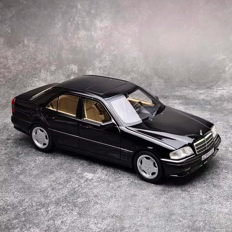 [Norev] 1:18 Mercedes-Benz 1993 C-Class W202 Black Model Car Die-Cast