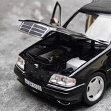 [Norev] 1:18 Mercedes-Benz 1993 C-Class W202 Black Model Car Die-Cast