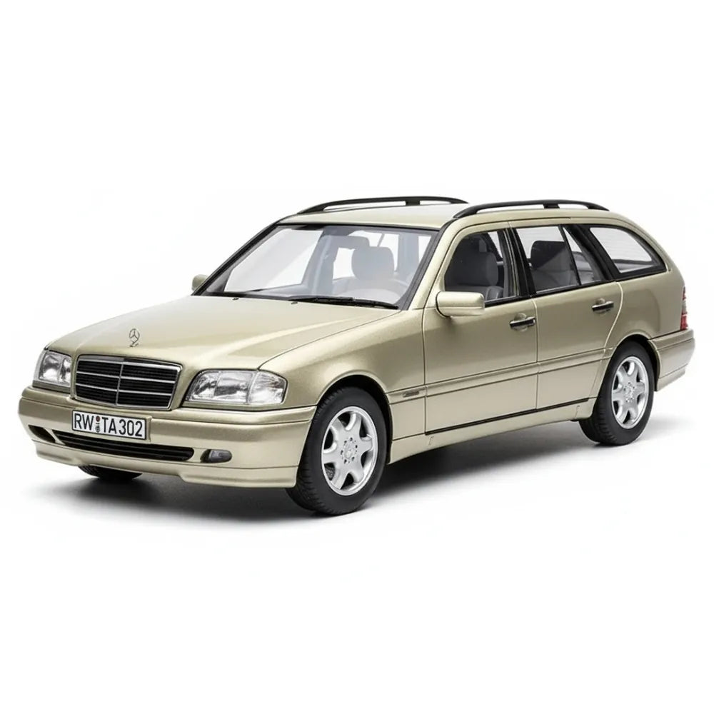 [Norev] 1:18 Mercedes-Benz 1993 C-Class W202 T-Model Estate Gold Model Car Die-Cast