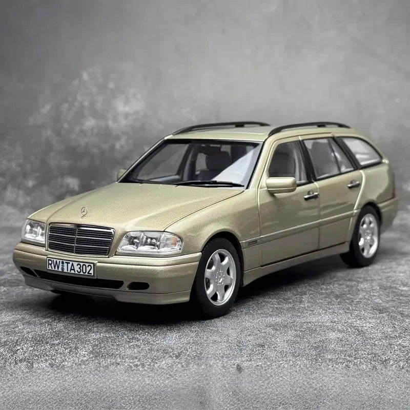 [Norev] 1:18 Mercedes-Benz 1993 C-Class W202 T-Model Estate Gold Model Car Die-Cast