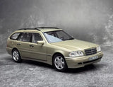 [Norev] 1:18 Mercedes-Benz 1993 C-Class W202 T-Model Estate Gold Model Car Die-Cast