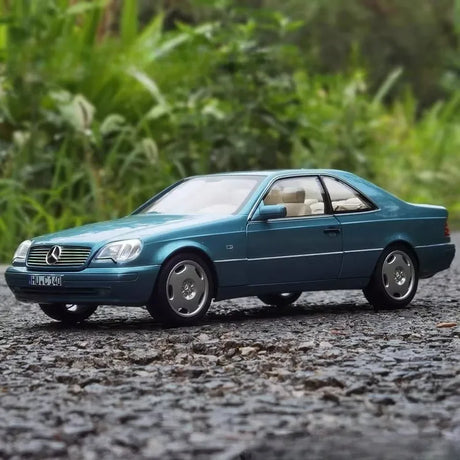 [Norev] 1:18 Mercedes-Benz 1997 CL600 Coupe Blue Model Car Die-Cast