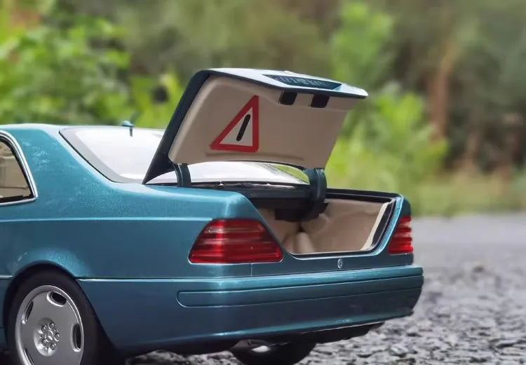 [Norev] 1:18 Mercedes-Benz 1997 CL600 Coupe Blue Model Car Die-Cast