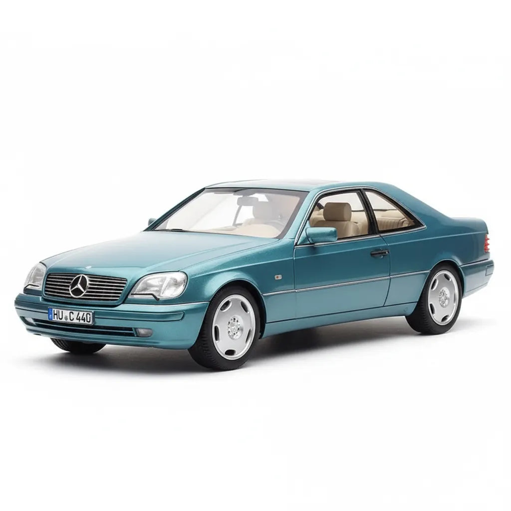 [Norev] 1:18 Mercedes-Benz 1997 CL600 Coupe bleu voiture miniature Die-Cast