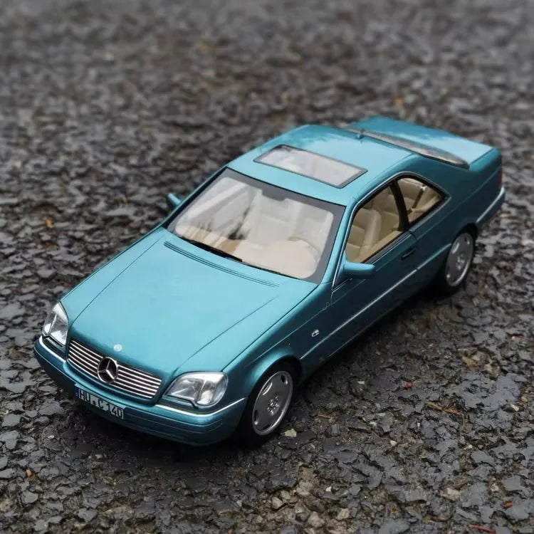 [Norev] 1:18 Mercedes-Benz 1997 CL600 Coupe bleu voiture miniature Die-Cast