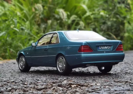 [Norev] 1:18 Mercedes-Benz 1997 CL600 Coupe Blue Model Car Die-Cast