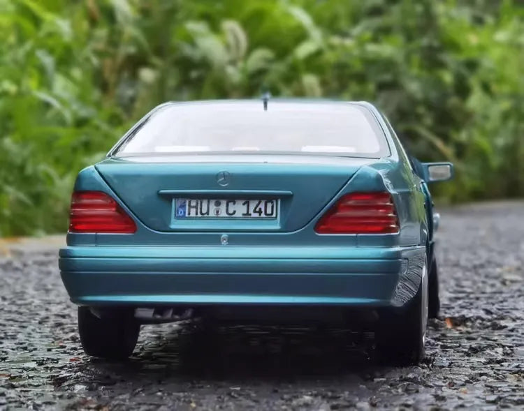 [Norev] 1:18 Mercedes-Benz 1997 CL600 Coupe Blue Model Car Die-Cast
