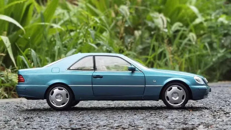 [Norev] 1:18 Mercedes-Benz 1997 CL600 Coupe Blue Model Car Die-Cast