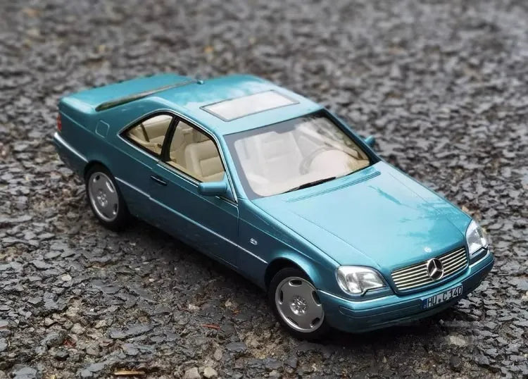 [Norev] 1:18 Mercedes-Benz 1997 CL600 Coupe bleu voiture miniature Die-Cast