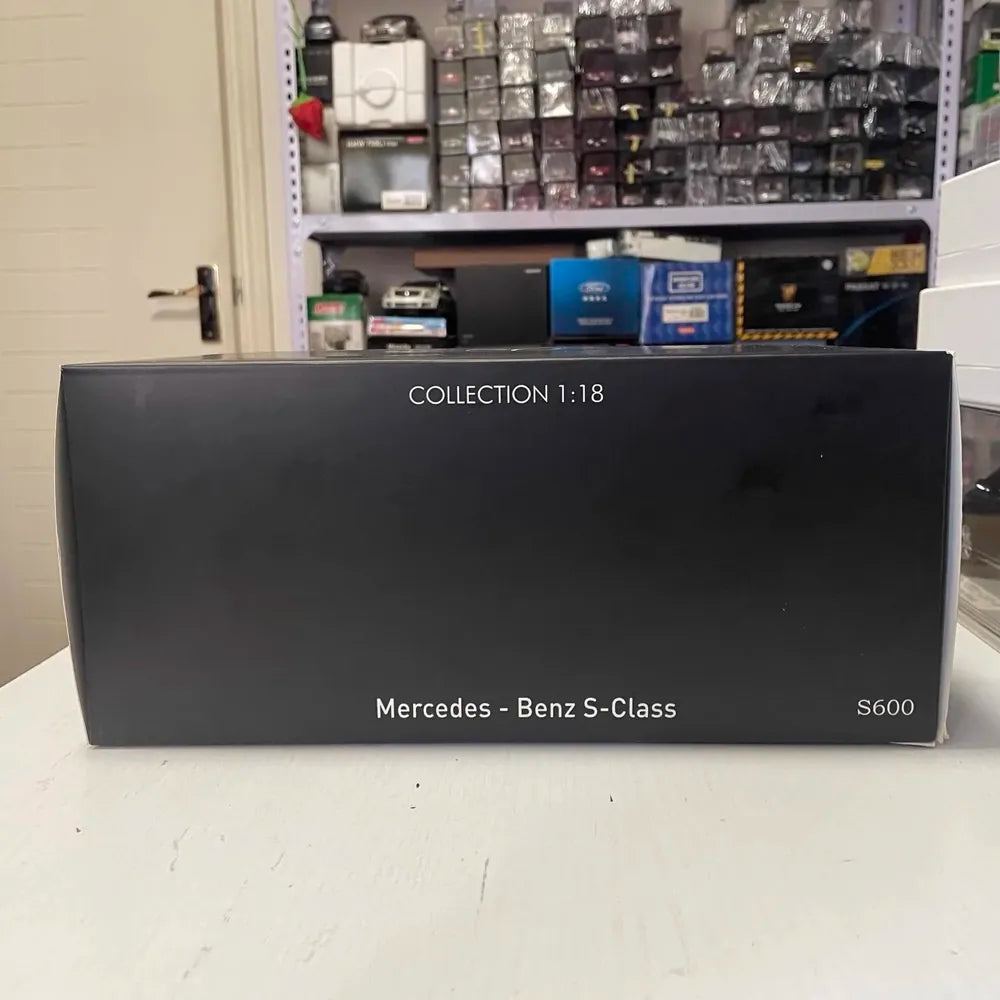 [Norev] 1:18 Mercedes-Benz 1997 S600 W140 noir voiture miniature Die-Cast