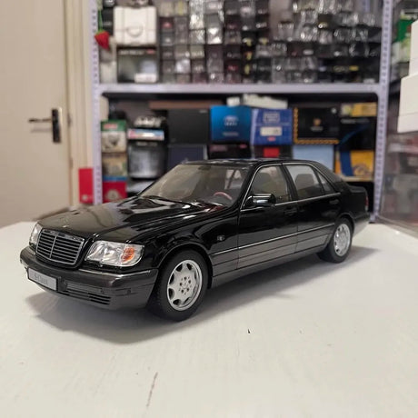 [Norev] 1:18 Mercedes-Benz 1997 S600 W140 Black Model Car Die-Cast