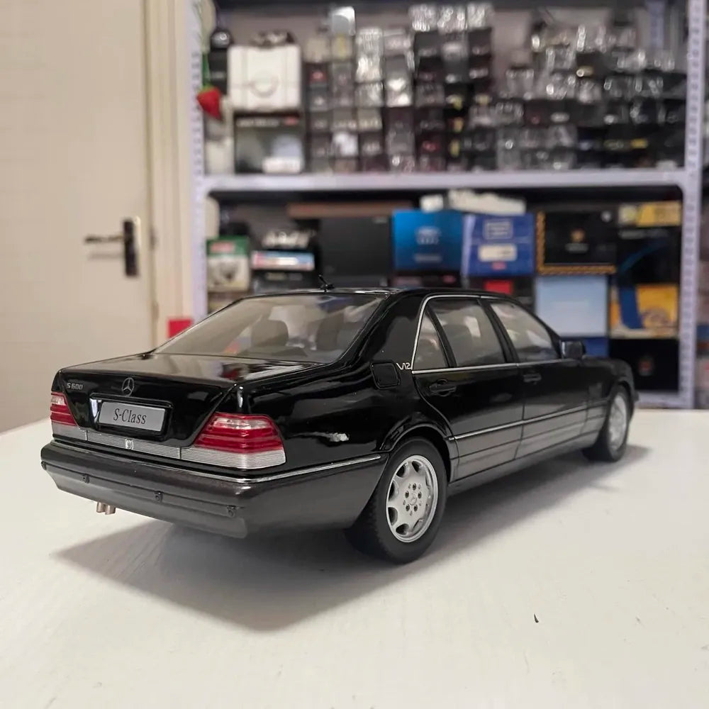 [Norev] 1:18 Mercedes-Benz 1997 S600 W140 noir voiture miniature Die-Cast