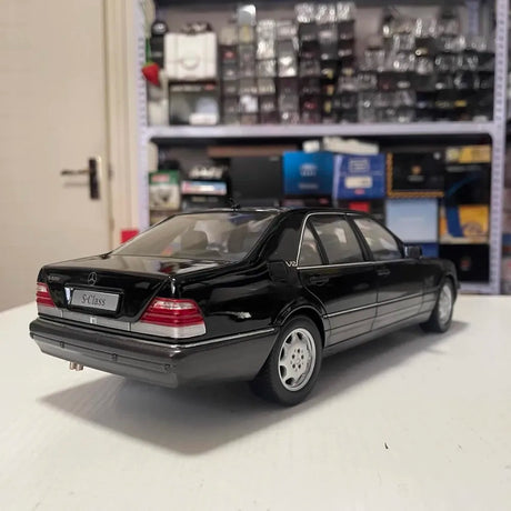[Norev] 1:18 Mercedes-Benz 1997 S600 W140 Black Model Car Die-Cast