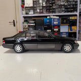 [Norev] 1:18 Mercedes-Benz 1997 S600 W140 Black Model Car Die-Cast