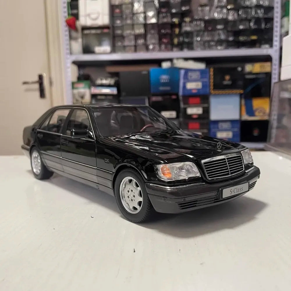 [Norev] 1:18 Mercedes-Benz 1997 S600 W140 noir voiture miniature Die-Cast