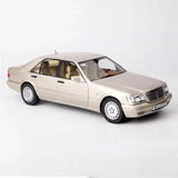 [Norev] 1:18 Mercedes-Benz 1997 S600 W140 Rose ou voiture miniature Die-Cast