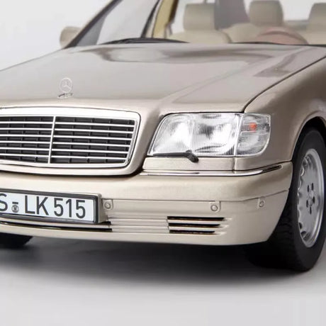 [Norev] 1:18 Mercedes-Benz 1997 S600 W140 Rose Gold Model Car Die-Cast