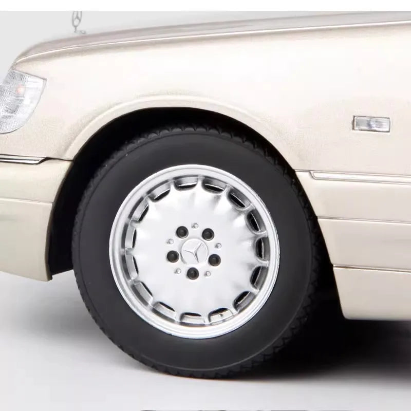 [Norev] 1:18 Mercedes-Benz 1997 S600 W140 Rose ou voiture miniature Die-Cast