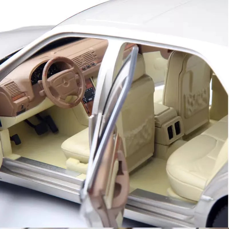 [Norev] 1:18 Mercedes-Benz 1997 S600 W140 Rose ou voiture miniature Die-Cast