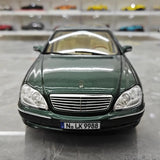[Norev] 1:18 Mercedes-Benz 1998 S-Class W220 Green Model Car Die-Cast