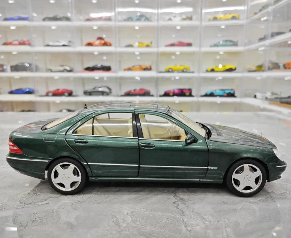 [Norev] 1:18 Mercedes-Benz 1998 S-Class W220 Green Model Car Die-Cast