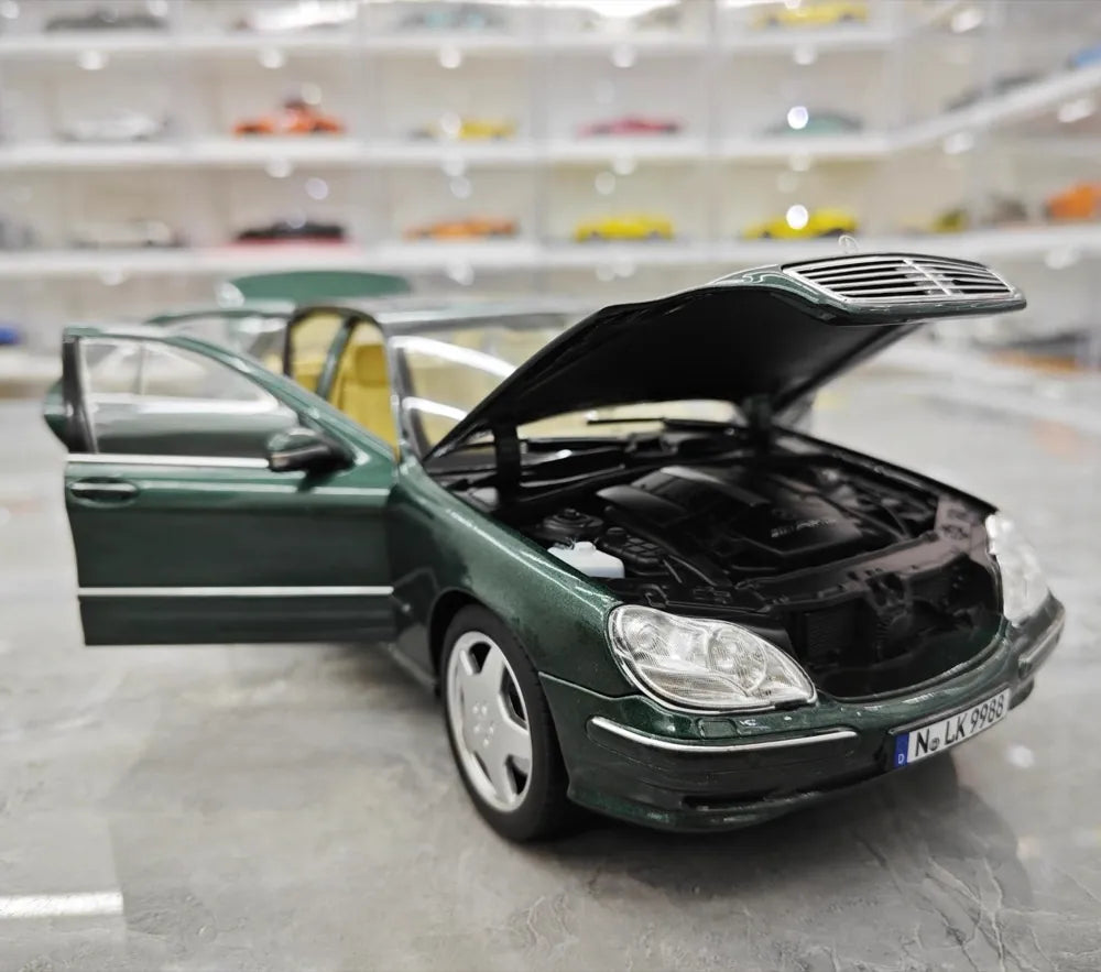 [Norev] 1:18 Mercedes-Benz 1998 S-Class W220 Green Model Car Die-Cast