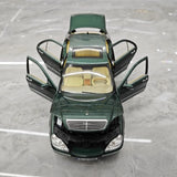 [Norev] 1:18 Mercedes-Benz 1998 S-Class W220 Green Model Car Die-Cast