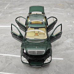 [Norev] 1:18 Mercedes-Benz 1998 S-Class W220 Green Model Car Die-Cast