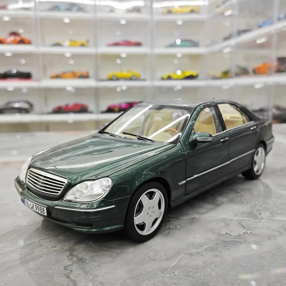 [Norev] 1:18 Mercedes-Benz 1998 S-Class W220 Green Model Car Die-Cast