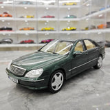 [Norev] 1:18 Mercedes-Benz 1998 S-Class W220 Green Model Car Die-Cast