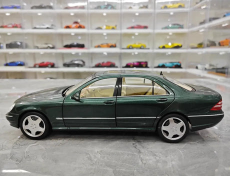 [Norev] 1:18 Mercedes-Benz 1998 S-Class W220 Green Model Car Die-Cast
