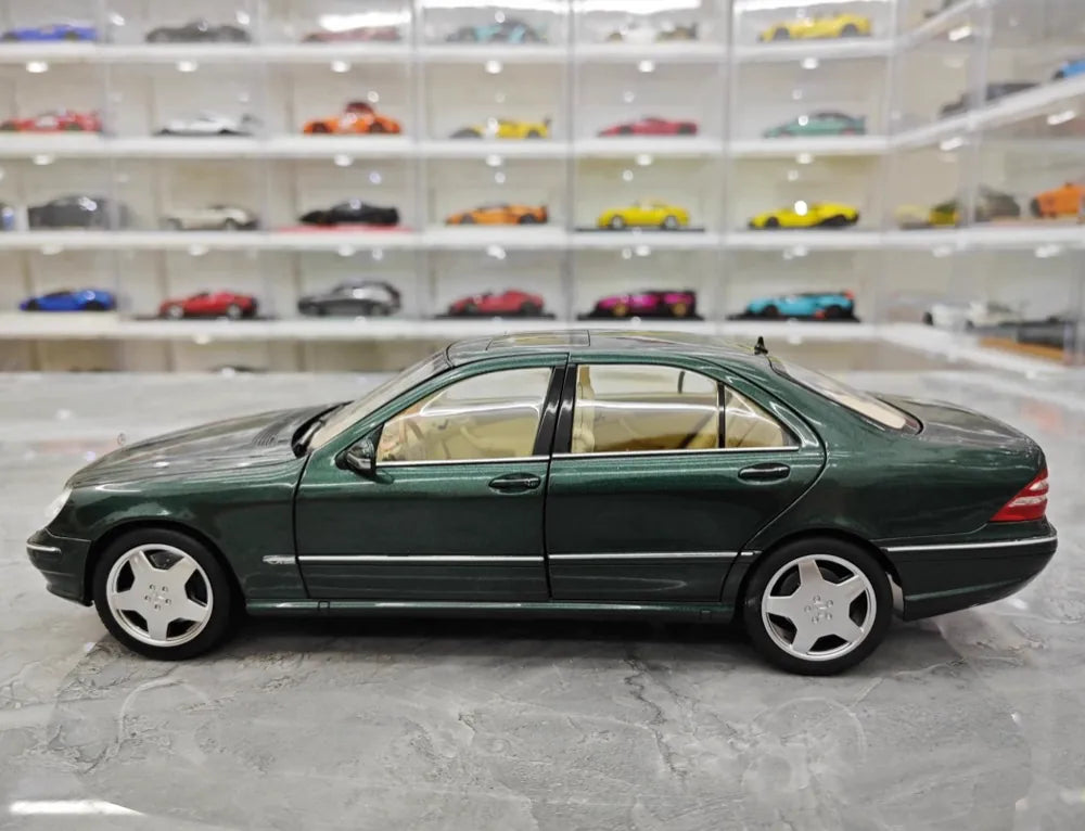[Norev] 1:18 Mercedes-Benz 1998 S-Class W220 Green Model Car Die-Cast