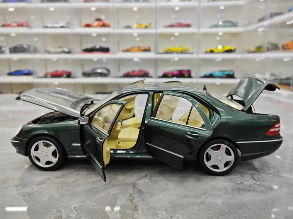 [Norev] 1:18 Mercedes-Benz 1998 S-Class W220 Green Model Car Die-Cast