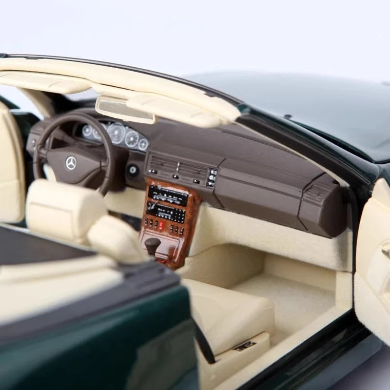 [Norev] 1:18 Mercedes-Benz 1999 SL500 R129 Green Model Car Die-Cast
