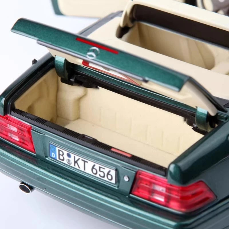 [Norev] 1:18 Mercedes-Benz 1999 SL500 R129 Green Model Car Die-Cast