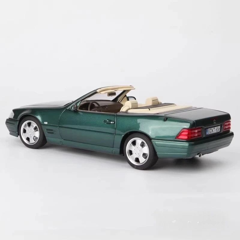 [Norev] 1:18 Mercedes-Benz 1999 SL500 R129 Green Model Car Die-Cast