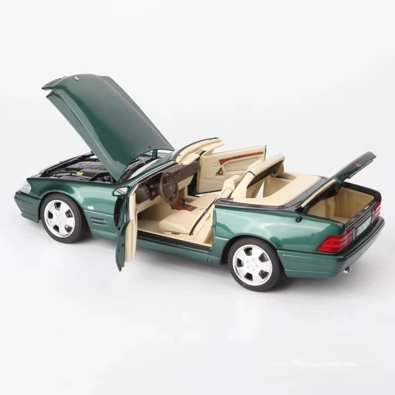 [Norev] 1:18 Mercedes-Benz 1999 SL500 R129 Green Model Car Die-Cast
