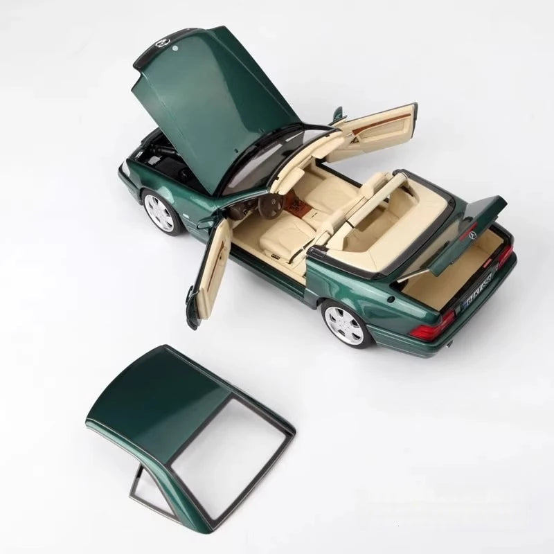 [Norev] 1:18 Mercedes-Benz 1999 SL500 R129 Green Model Car Die-Cast