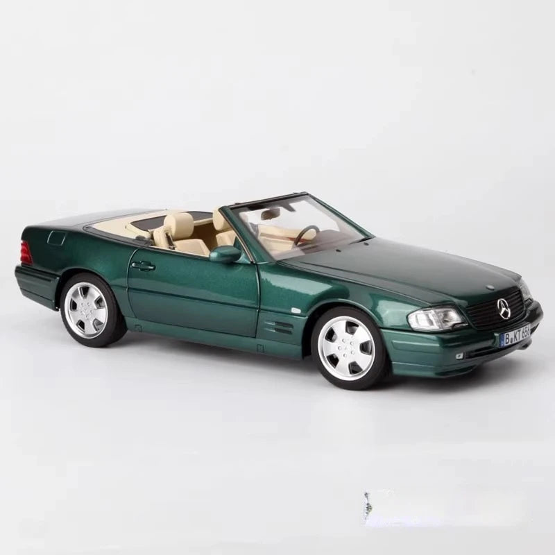 [Norev] 1:18 Mercedes-Benz 1999 SL500 R129 Green Model Car Die-Cast