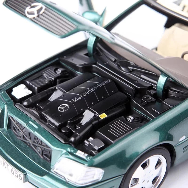 [Norev] 1:18 Mercedes-Benz 1999 SL500 R129 Green Model Car Die-Cast
