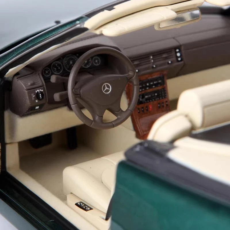[Norev] 1:18 Mercedes-Benz 1999 SL500 R129 Green Model Car Die-Cast