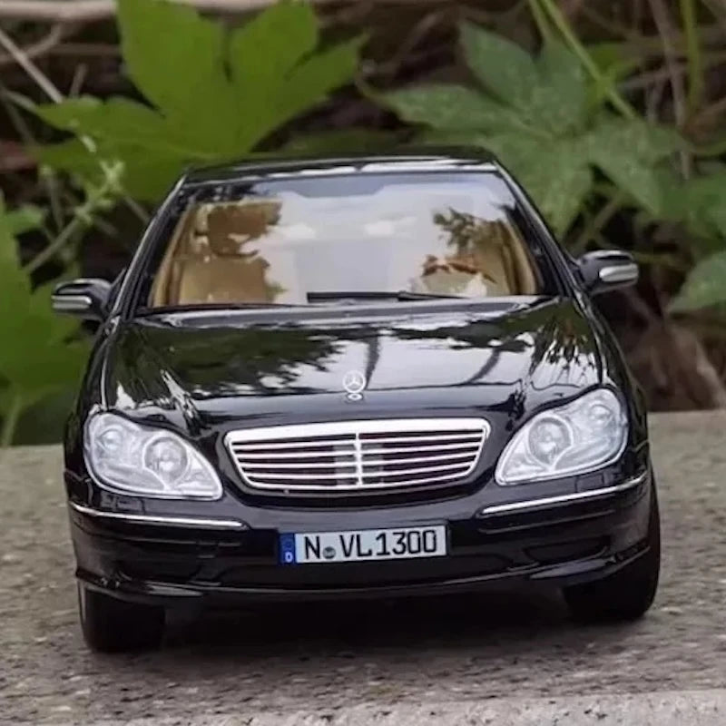 [Norev] 1:18 Mercedes-Benz 2000 S55 AMG W220 Black Model Car Die-Cast
