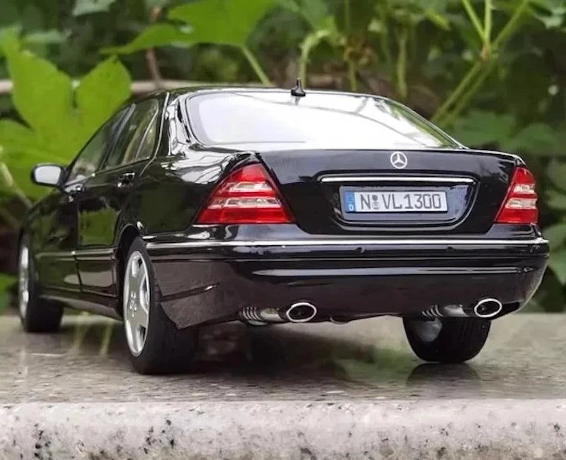 [Norev] 1:18 Mercedes-Benz 2000 S55 AMG W220 Black Model Car Die-Cast