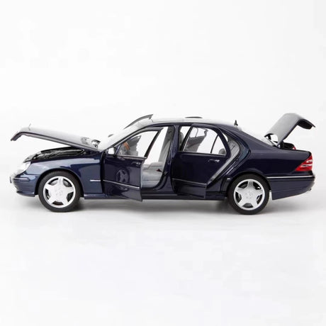 [Norev] 1:18 Mercedes-Benz 2000 S55 AMG W220 blauw modelauto Die-Cast